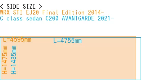 #WRX STI EJ20 Final Edition 2014- + C class sedan C200 AVANTGARDE 2021-